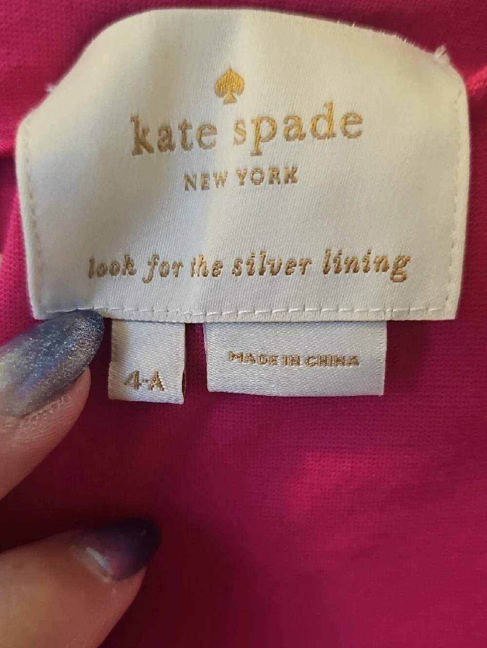kate spade Hot Pink Sleeveless Mini Shift Dress